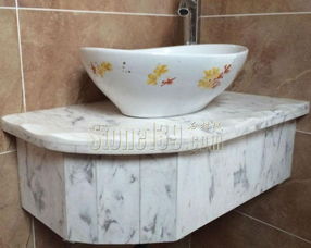 洗臉盆臺(tái)面常用石材選擇與立柱盆搭配指南